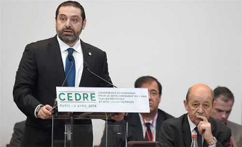 Saad Hariri Líbano busca apoyo de la comunidad internacional “para salir adelante”